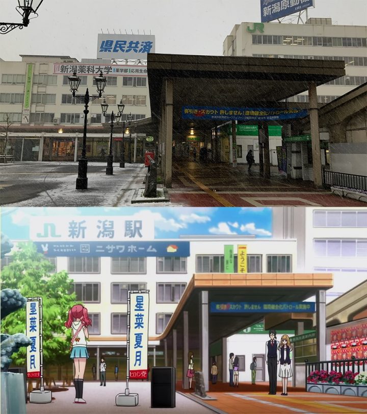 聖地巡礼 アニメ アイドル事変 1話の新潟駅に行ってきた 画像あり ましろnote